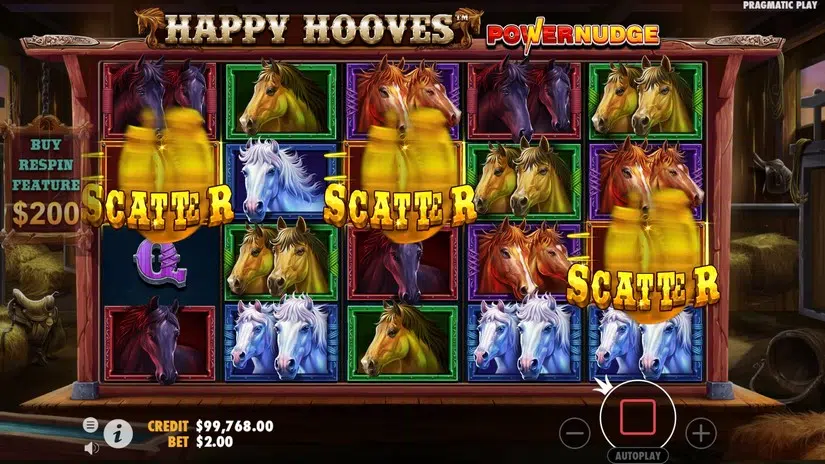 Happy Hooves slot Scatter Screenshot