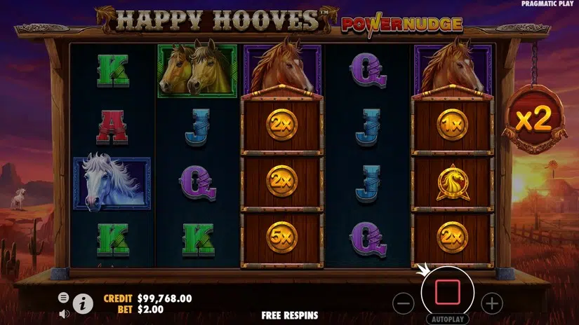 Happy Hooves slot Bonus Win