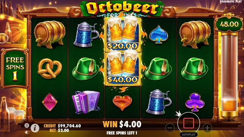 Octobeer Fortunes виграш